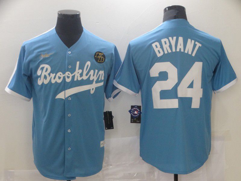 Men Los Angeles Dodgers #24 Bryant Light blue Game 2021 MLB Jerseys